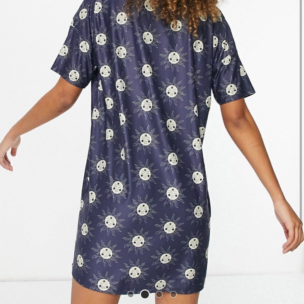 Navy Moon Print by ASOS/Urban Threads - Picture 2 of 7